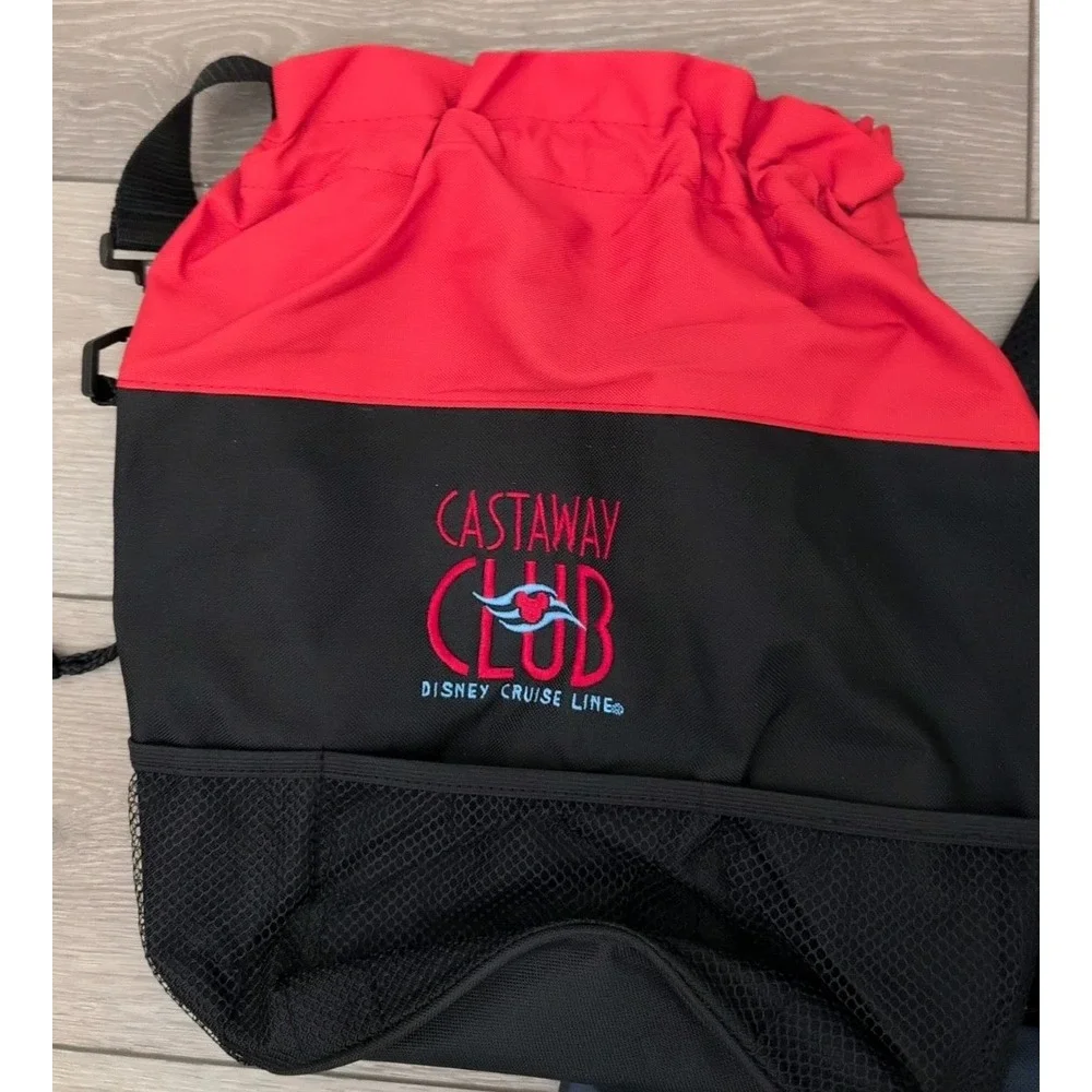 Disney Castaway‎ Club Cruise Line Bags Lot Of 3 Backpack Sling Drawstring